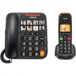 VTech CL6550 juhtmeta DECT-telefon (automaatvastaja, suured nupud, must)