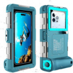 Professionaalne veekindel snorgeldamise &uuml;mbris kuni 15 meetrit (50 jalga) k&auml;erihmaga, sobib iPhone 16 ja Samsung Galaxy S24 seadmetele