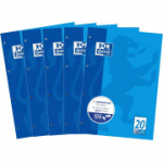 Oxford 100050354 m&auml;rkmik A4, 50 lehte, 90 g/m&sup2; optiline paber, sinine, 1 t&uuml;kk