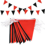 Topeedy 20 m Black Red Party b&auml;nneripakk, 52 tk