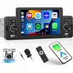 Autoraadio CAMECHO 1 DIN koos Apple Carplay Androidiga