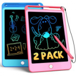 TEKFUN 2 tk LCD kirjutustahvel m&auml;nguasi, 8,5 tolli