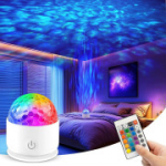 &lrm;Lacquered Galaxy projektor, puutetundlik taustvalgustus, 16 v&auml;rvi + 7 heledustaset.