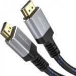 KabelDirekt 4K HDMI-kaabel, 12,5 m - 4K@60Hz, kuni 18 Gbps ja Ultra HD/4K, kiire Ethernet, Blu-ray/PS5/Xbox Series X/Switch