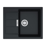 Franke SIRIUS S2D 611-62 (k&auml;sitsi avatav), Carbon