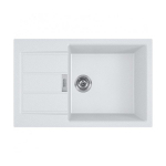 Franke SIRIUS S2D 611-78XL (k&auml;sitsi avatav), Tectonite, Arktic white