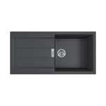 Franke S2D 611-100 (k&auml;sitsi avatav), Tectonite, Carbon