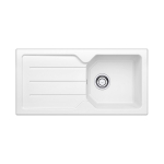 Franke SINGLE SGK 611-86, keraamiline, valge l&auml;ikiv