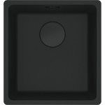 Franke Maris MRG 110-37 (roostevaba vajutusnupuga avatav), matt must