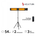 Heatum H3000R EMPIRE Black koos kolmjalaga