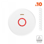 Suitsuandur XP-650s koos 10 aastat kestva integreeritud 3 V patareiga (10 tk.)