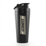 ICONFIT Shaker Reforce roostevabast terasest 900ml - must