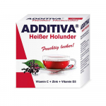 ADDITIVA Heiser Holunder Elderberry C-vitamiin + tsink + vitamiin D3 kuum jook N10