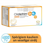 OLIDETRIM 4000 D3+ K2 Omega-3 kapslid N30