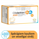 OLIDETRIM 4000 D3+ K2 Omega-3 kapslid N30