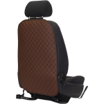 EVAtech ECO Laste Autoistme Seljatugi Kaitse 75x46 cm - pruun / pruunid servad / pruunid &otilde;mblused