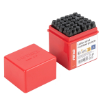 T&auml;he- ja numbrimarkerite komplekt, 6 mm, 36 tk, AMIO-04935
