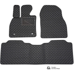 Ekonahast matid QuiltyMats TOYOTA YARIS 2011-2018a. (Must / hallid &otilde;mblused)