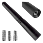 Autoantenn 9 cm koos 3 adapteriga 5/6/7 mm ANTM09 AMIO-01509