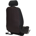 EVAtech ECO Laste Autoistme Seljatugi Kaitse 75x46 cm - must / mustad servad / punased &otilde;mblused