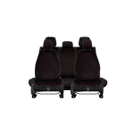 EVAtech PRO istmekatted, 3 tk - must / mustad servad / punased &otilde;mblused