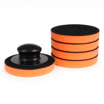 Autovaha/poleerimispadjade komplekt k&auml;epidemega, 125 mm, 5 tk, AMIO-02903