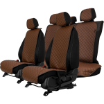 EVAtech ECO Standard istmekatted, 3 tk - pruun / pruunid servad / pruunid &otilde;mblused