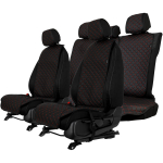 EVAtech ECO Standard istmekatted, 3 tk - must / mustad servad / punased &otilde;mblused