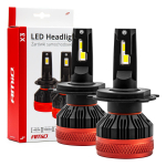 LED-esitulede pirnid X3 seeria H4/H19 AMiO-02979