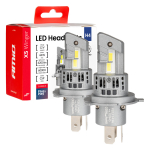 LED esitule pirnid X5-seeria WINGER H4 6000K max 50W AMIO-03945