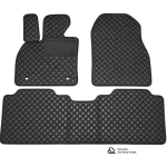 Ekonahast matid QuiltyMats PEUGEOT 4007 2007-2012a. (Must / mustad &otilde;mblused)