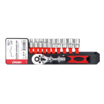 1/4" padrunv&otilde;tmetega r&auml;ikv&otilde;ti, 11 tk, 4&ndash;13 mm, AMIO-02413