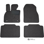 Ekonahast matid QuiltyMats BMW 3 ser. 1999-2006a. (E46 Coupe) (Must / mustad &otilde;mblused)