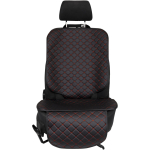 EVAtech ECO laste turvatooli istmekaitse - must / mustad servad / punased &otilde;mblused