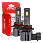 LED-esitule pirnid X4-seeria AVIATOR HB4 9006 6500K max 44W AMIO-03767