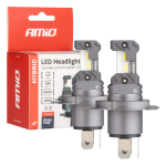 LED-esitulede pirnid h&uuml;briidseeria H4 H19 6000K Canbus 60W AMIO-04114