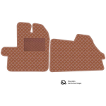 Ekonahast matid QuiltyMats OPEL MOVANO 2010-2021a. (3 kohad) (Pruun / pruunid &otilde;mblused)