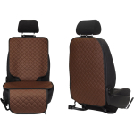 EVAtech ECO Autos&otilde;iduistme Kaitsekomplekt&nbsp;- pruun / mustad servad / pruunid &otilde;mblused