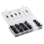 Autode kinnitustihvtide ja -klambrite komplekt, 100 tk, AMIO-02830