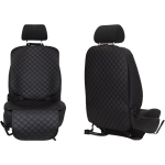 EVAtech ECO Autos&otilde;iduistme Kaitsekomplekt - must / mustad servad / mustad &otilde;mblused