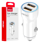 Autolaadija 2xUSB-A 12/24V AMiO-03879