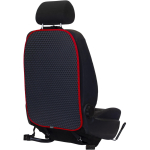 EVAtech Laste Autoistme Seljatoekaitse&nbsp;68x46 cm - hall / punased servad