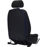 EVAtech Laste Autoistme Seljatoekaitse&nbsp;68x46 cm - must / tumedad sinised servad