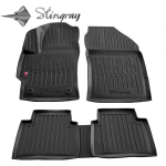 Kummist 3D jalamatid TOYOTA Corolla E210 alates 2018a. 5 tk / must / 5022125 / k&otilde;rgendatud servad