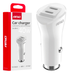 Autolaadija 2xUSB-C 40W 12/24V AMiO-03884