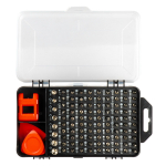 T&auml;ppiskruvikeerajate ja otsakute komplekt 115 osa, AMIO-03135