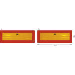 Helkurm&auml;rk TW-P2/RR 101-01W-71 200x565 mm, 2 tk.