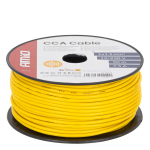 &Uuml;hesooneline CCA kaabel, kollane, 1x1,5mm&sup2; 50m 7,5A 12/230V AMIO-04449
