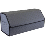 EVAtech pagasiruumi korraldaja ECO L 30x30x65 cm - hall / mustad servad / hallid &otilde;mblused / punane sisemus