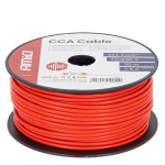 &Uuml;hesooneline CCA kaabel, punane, 1x1,5mm&sup2; 50m 7,5A 12/230V AMIO-04452